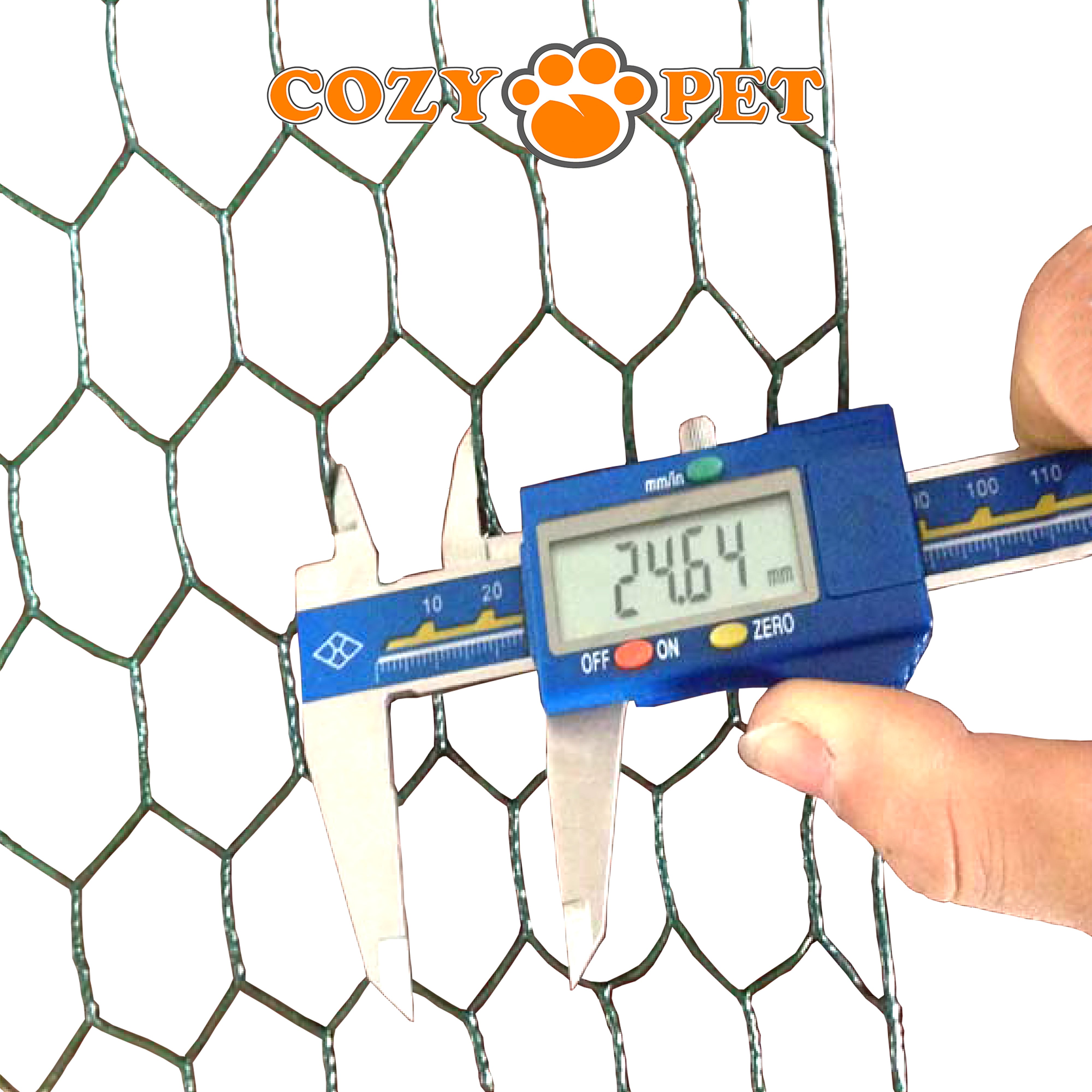 Chicken Run By Cozy Pet 3m X 10m 25mm Galvanised Steel Frame - CR03-10