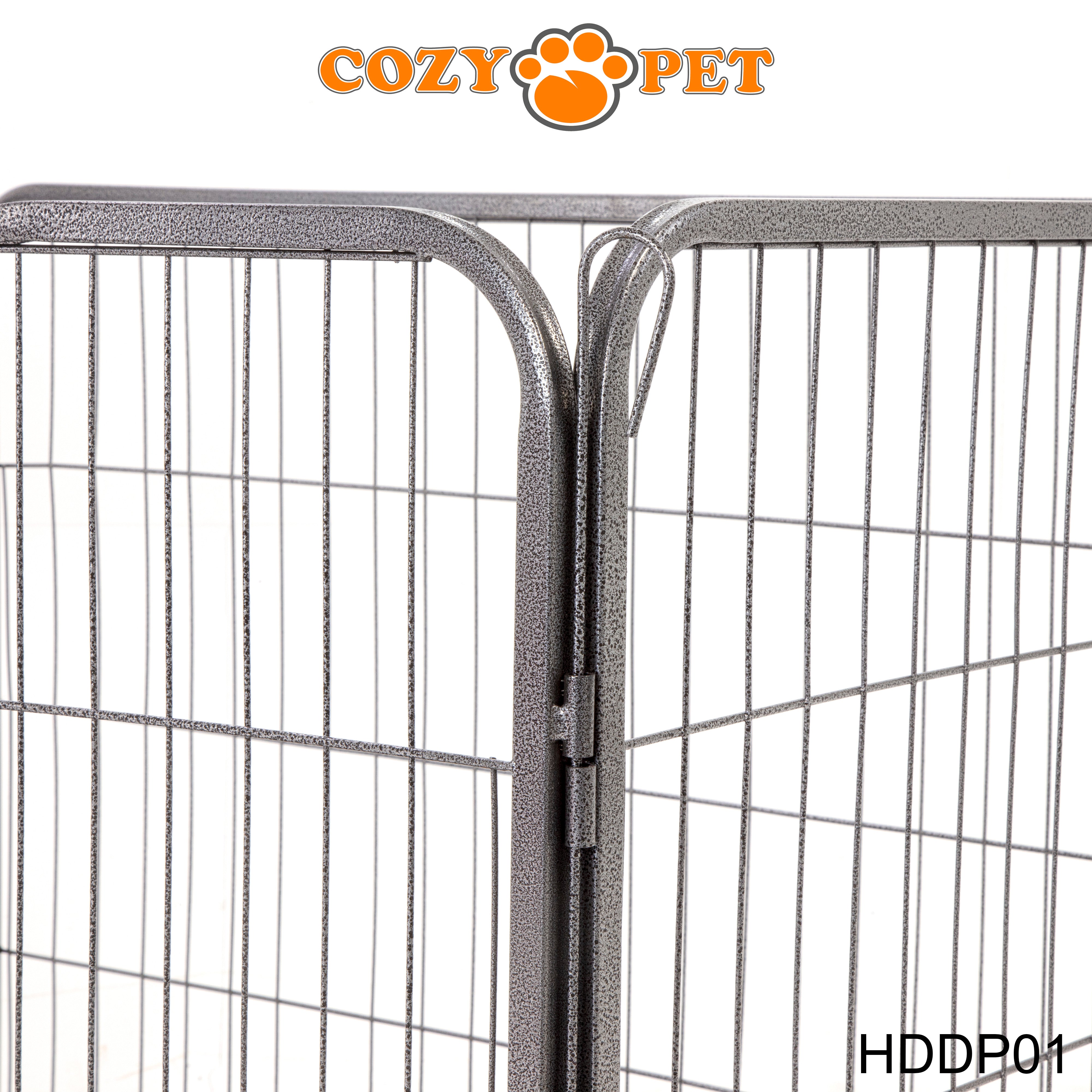 Heavy Duty Playpen with ABS Tray 61cm Tall by Cozy Pet Model HDDP01