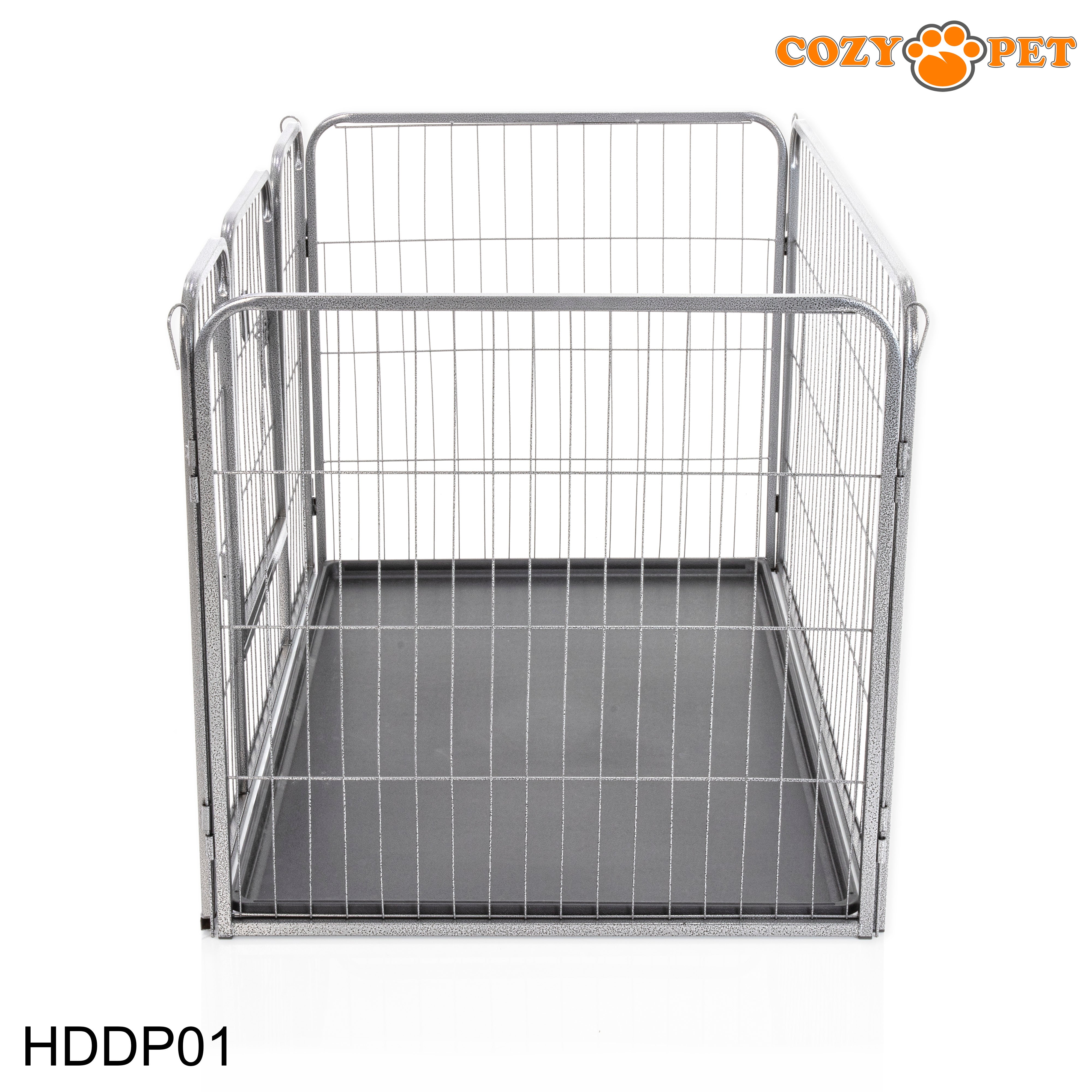 Heavy Duty Playpen with ABS Tray 61cm Tall by Cozy Pet Model HDDP01