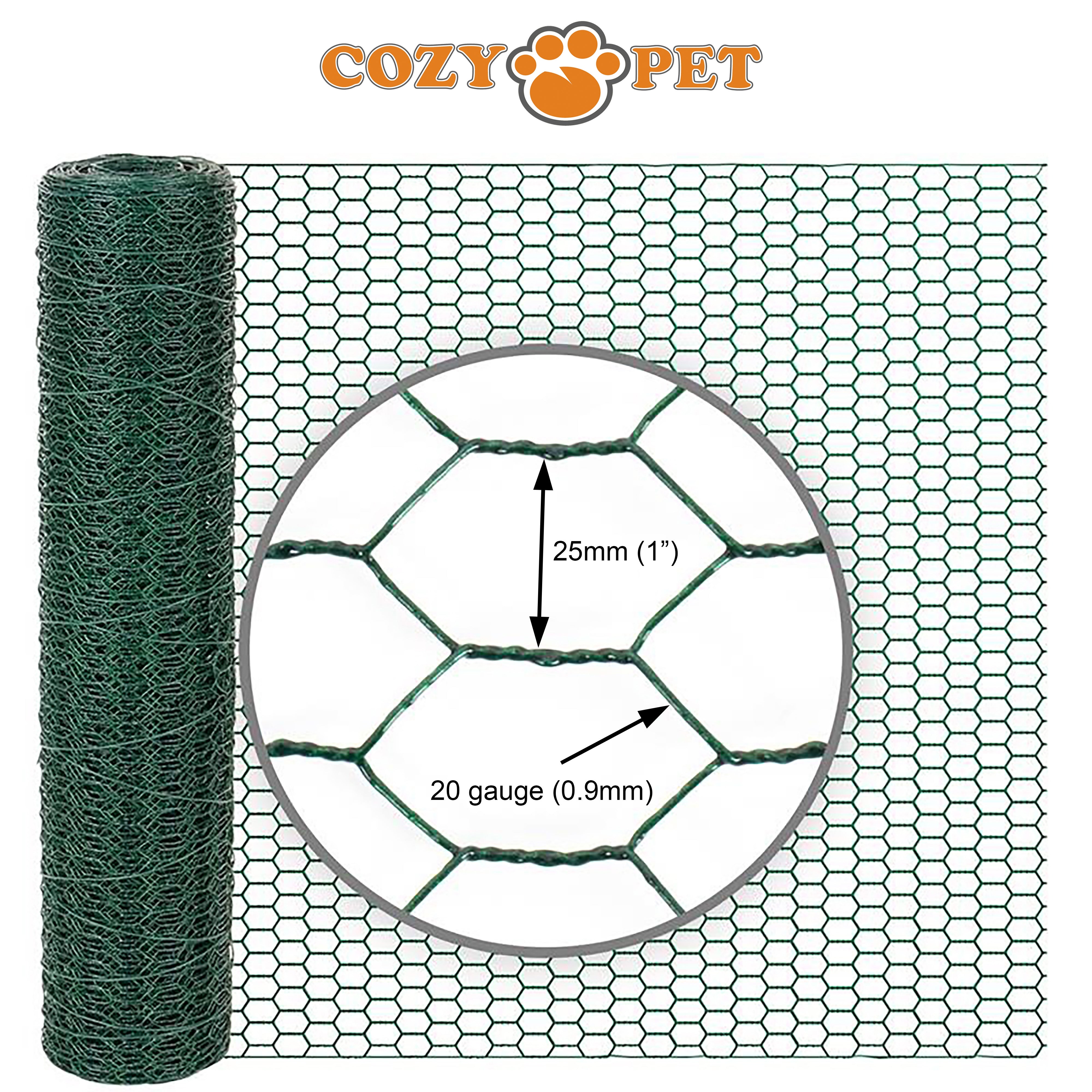 Chicken Run By Cozy Pet 4m X 8m 25mm Galvanised Steel Frame - CR04-8 (25mm)