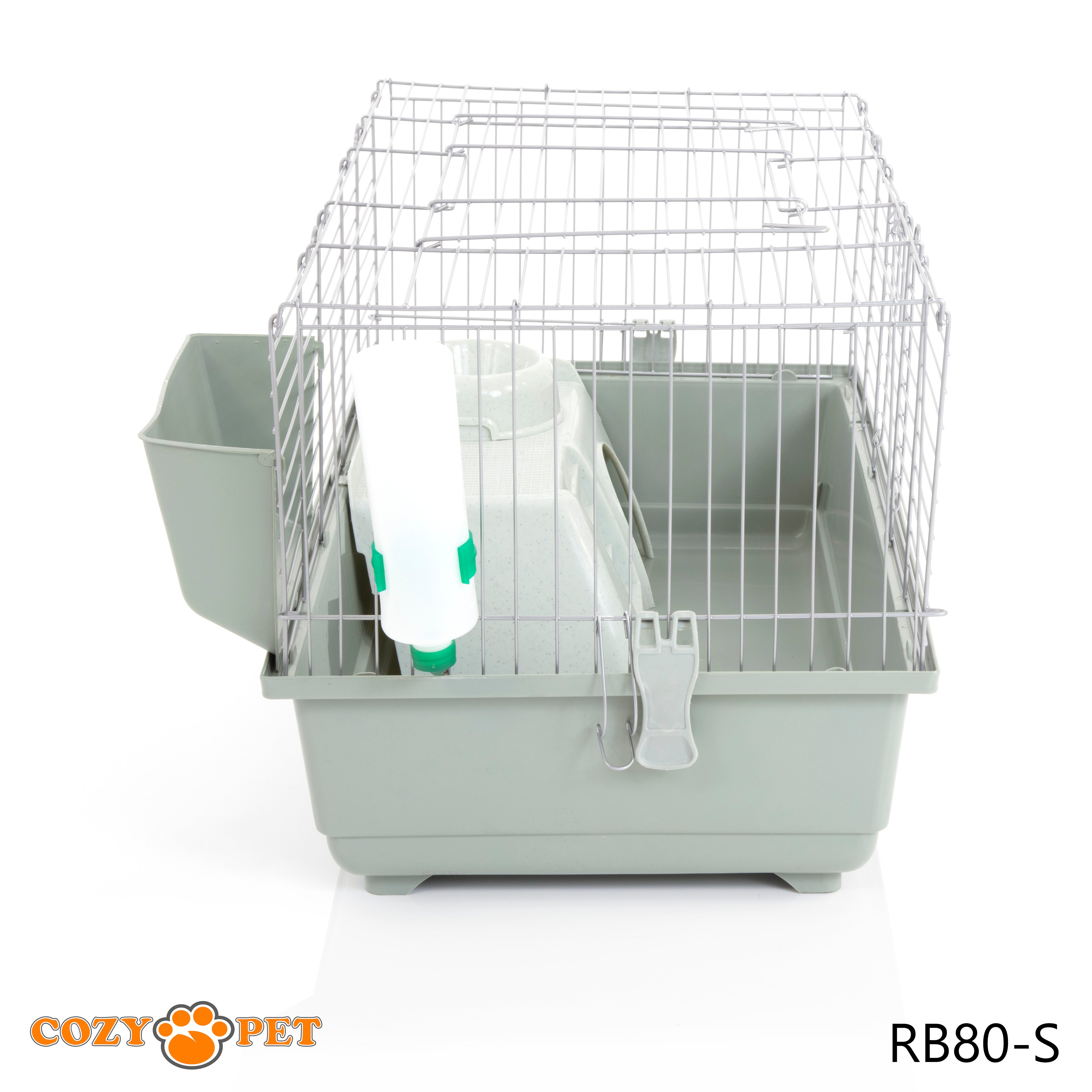 Rabbit Guinea Pig Indoor Cage by Cozy Pet 80cm for Rat, Chinchilla, Small Animals Hutch Model: RB80-S