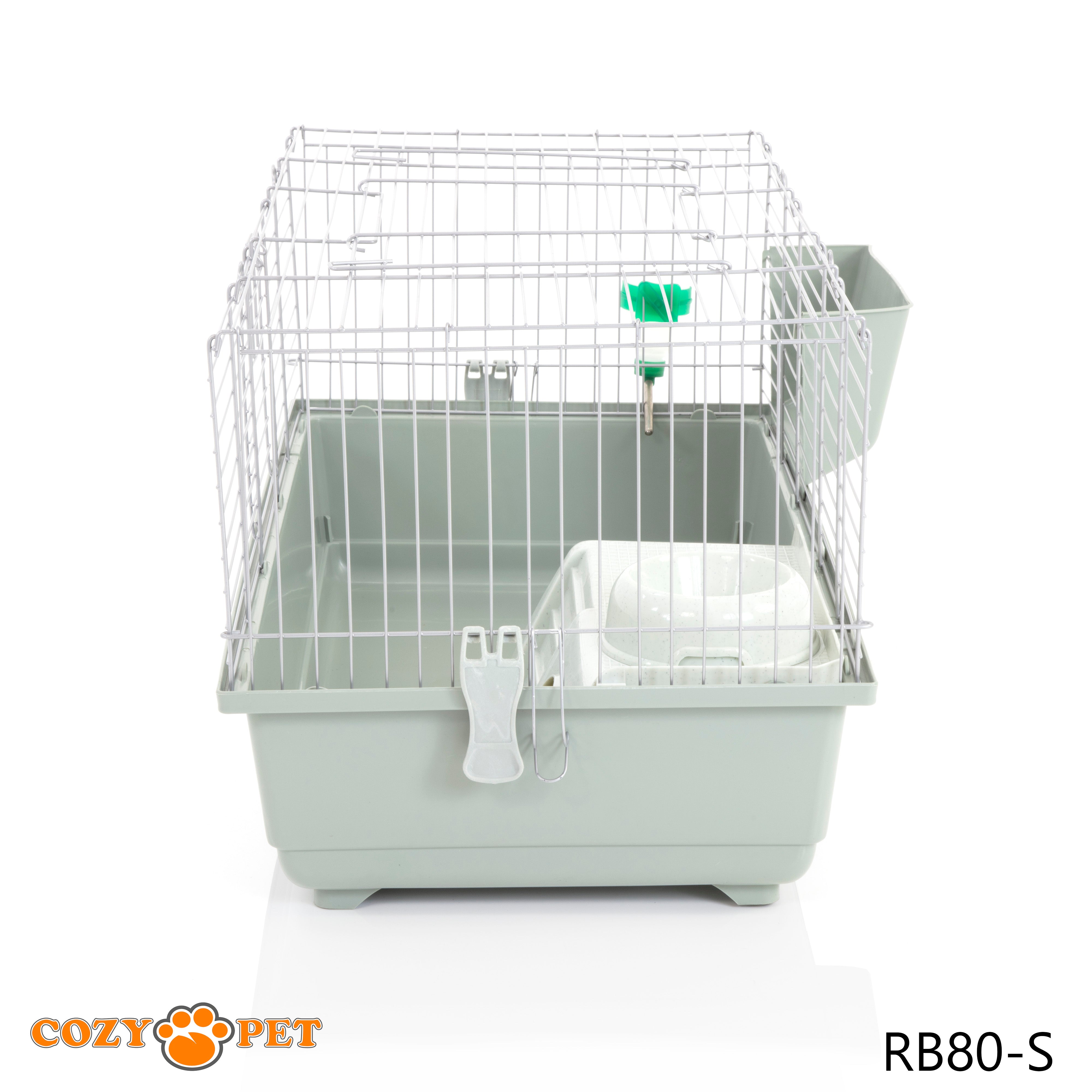 Rabbit Guinea Pig Indoor Cage by Cozy Pet 80cm for Rat, Chinchilla, Small Animals Hutch Model: RB80-S