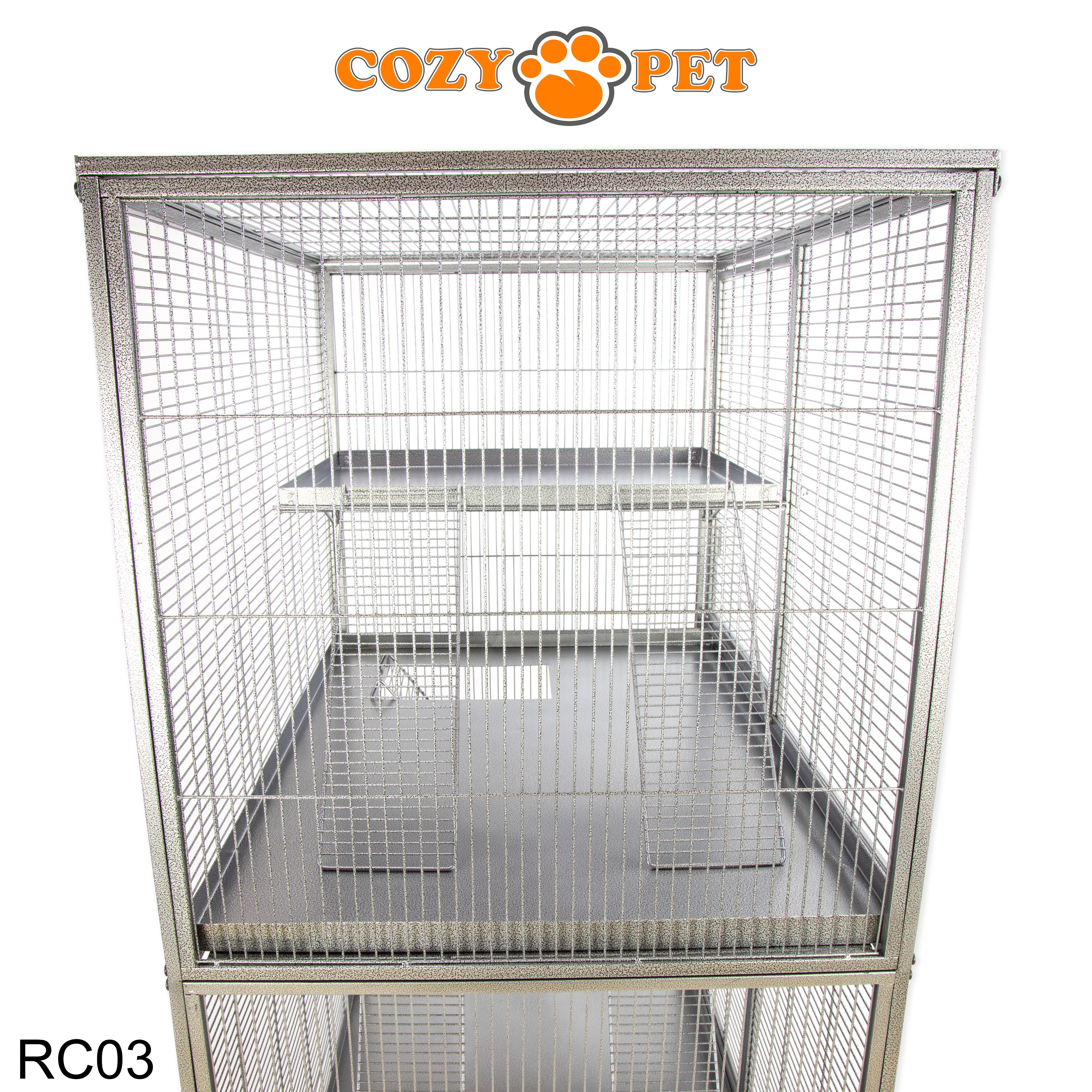 Rodent Cage for Rat, Chinchilla, Degu, Ferret Large Size by Cozy Pet M
