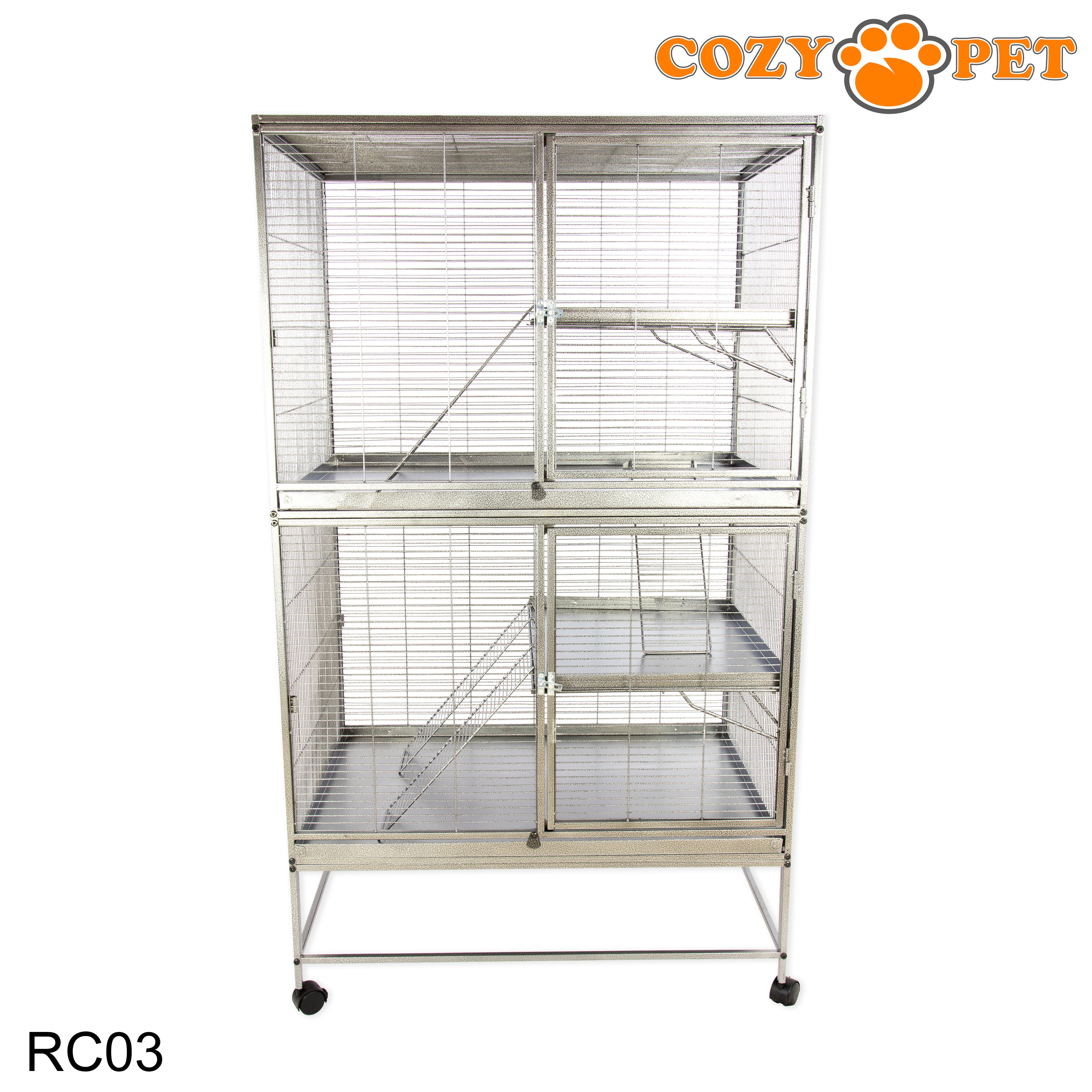 Rodent Cage for Rat, Chinchilla, Degu, Ferret Large Size by Cozy Pet Model RC03