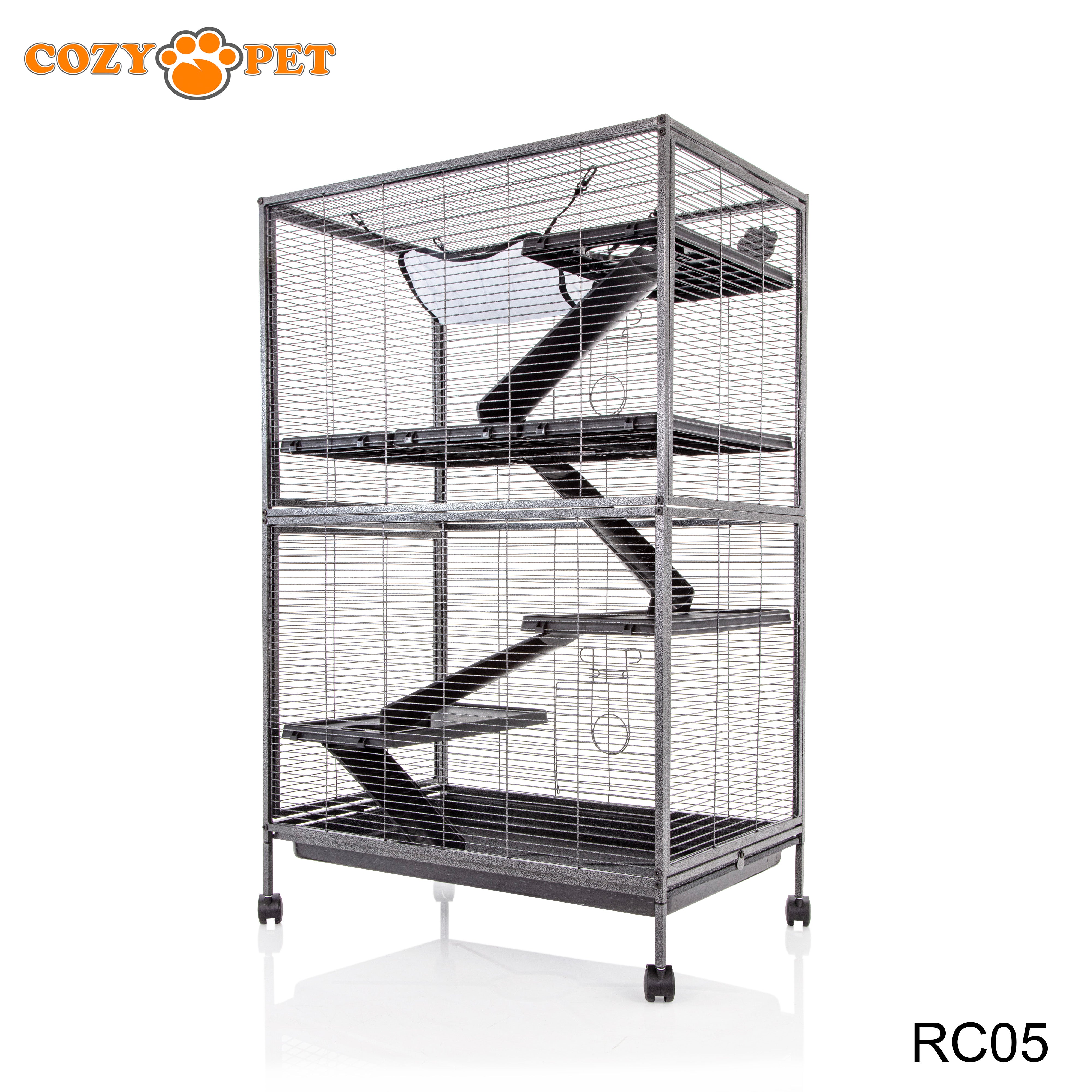 Rodent Cage by Cozy Pet 11mm Narrow Bar Spacing for Rat, Chinchilla, Degu, Ferret Model RC05