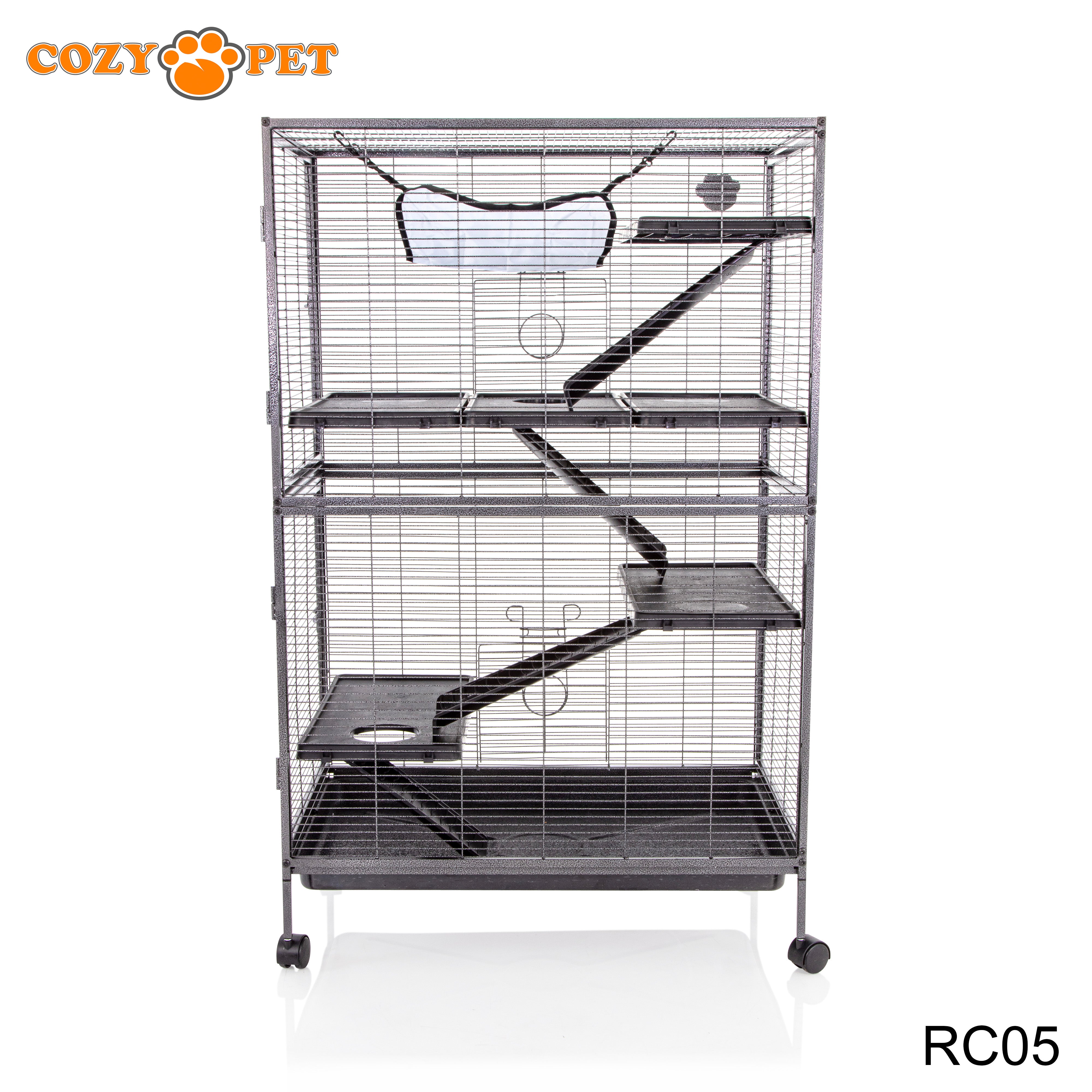 Rodent Cage by Cozy Pet 11mm Narrow Bar Spacing for Rat, Chinchilla, Degu, Ferret Model RC05