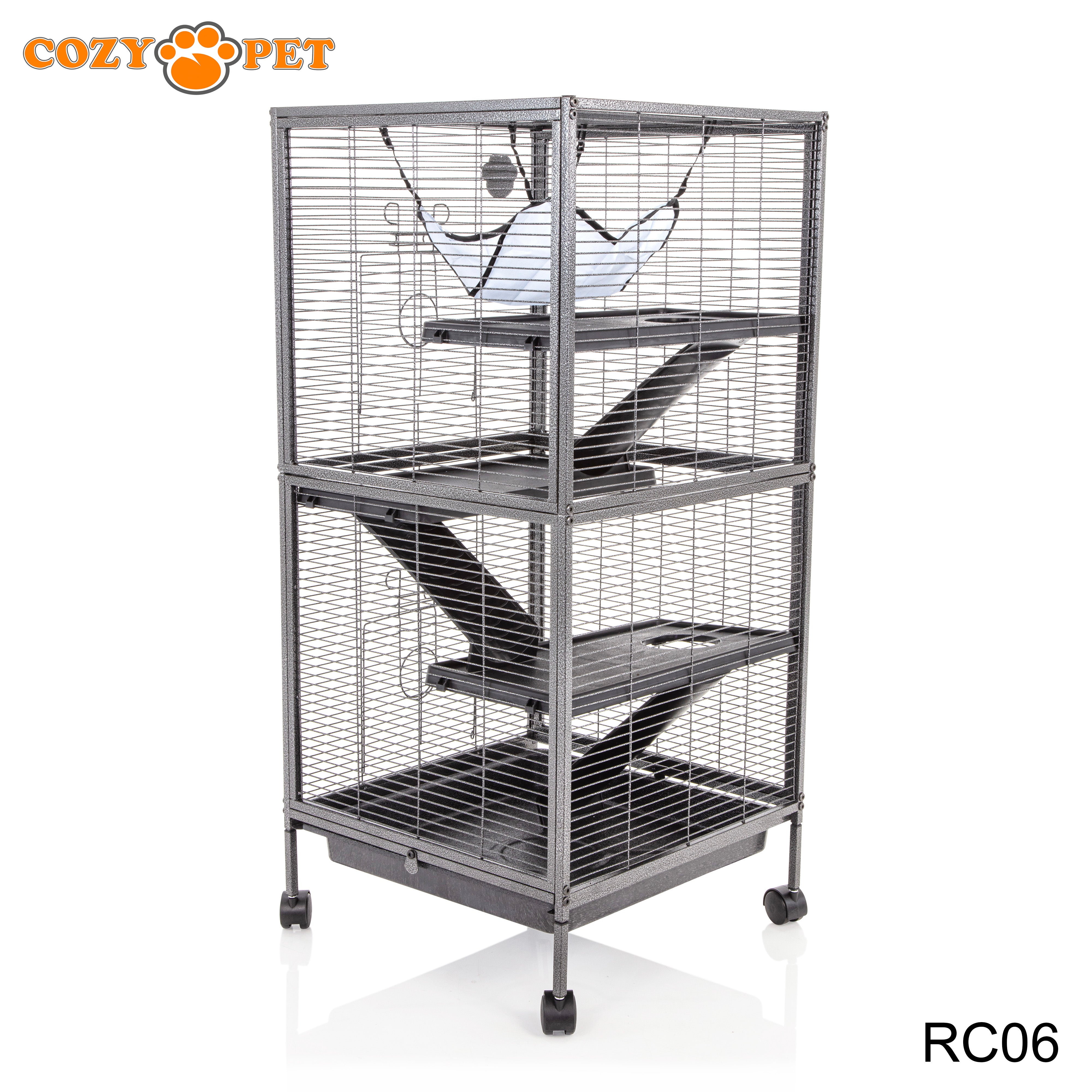 Rodent Cage by Cozy Pet 11mm Narrow Bar Spacing for Rat Chinchilla D