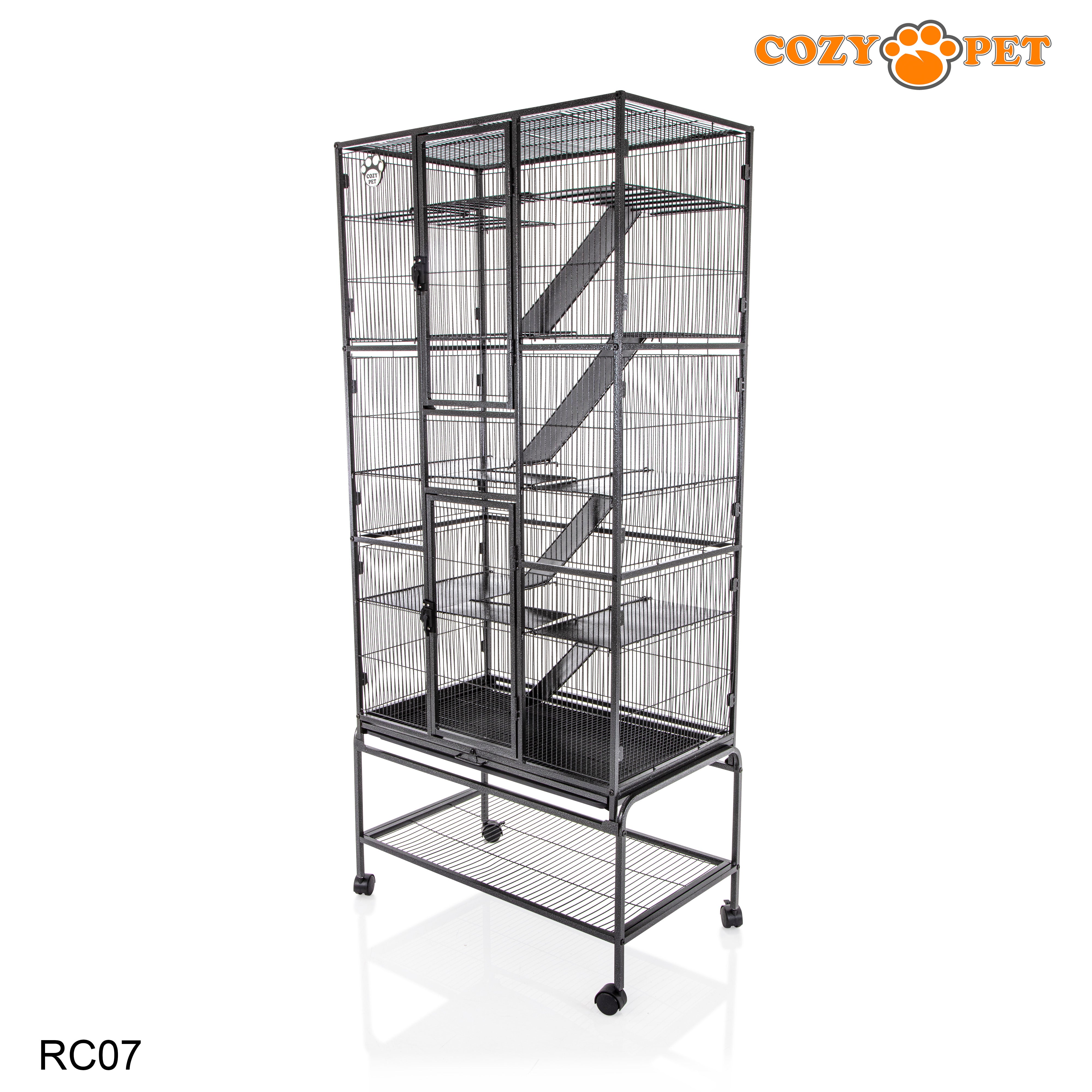 Rodent Cage by Cozy Pet 11mm Narrow Bar Spacing for Rat, Chinchilla, Degu, Ferret Model RC07