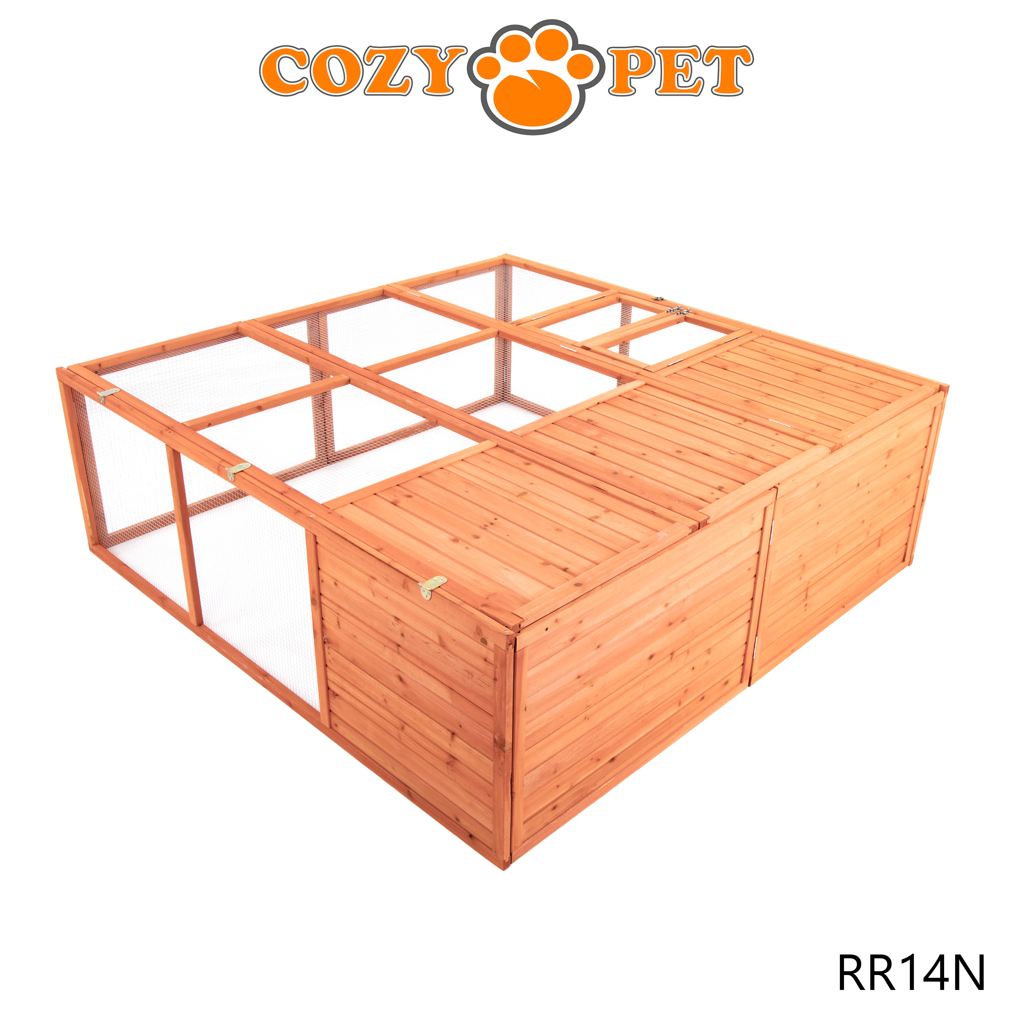 Rabbit Run Outdoor Wooden by Cozy Pet XL Chicken Coop Poultry Hutch Model RR14