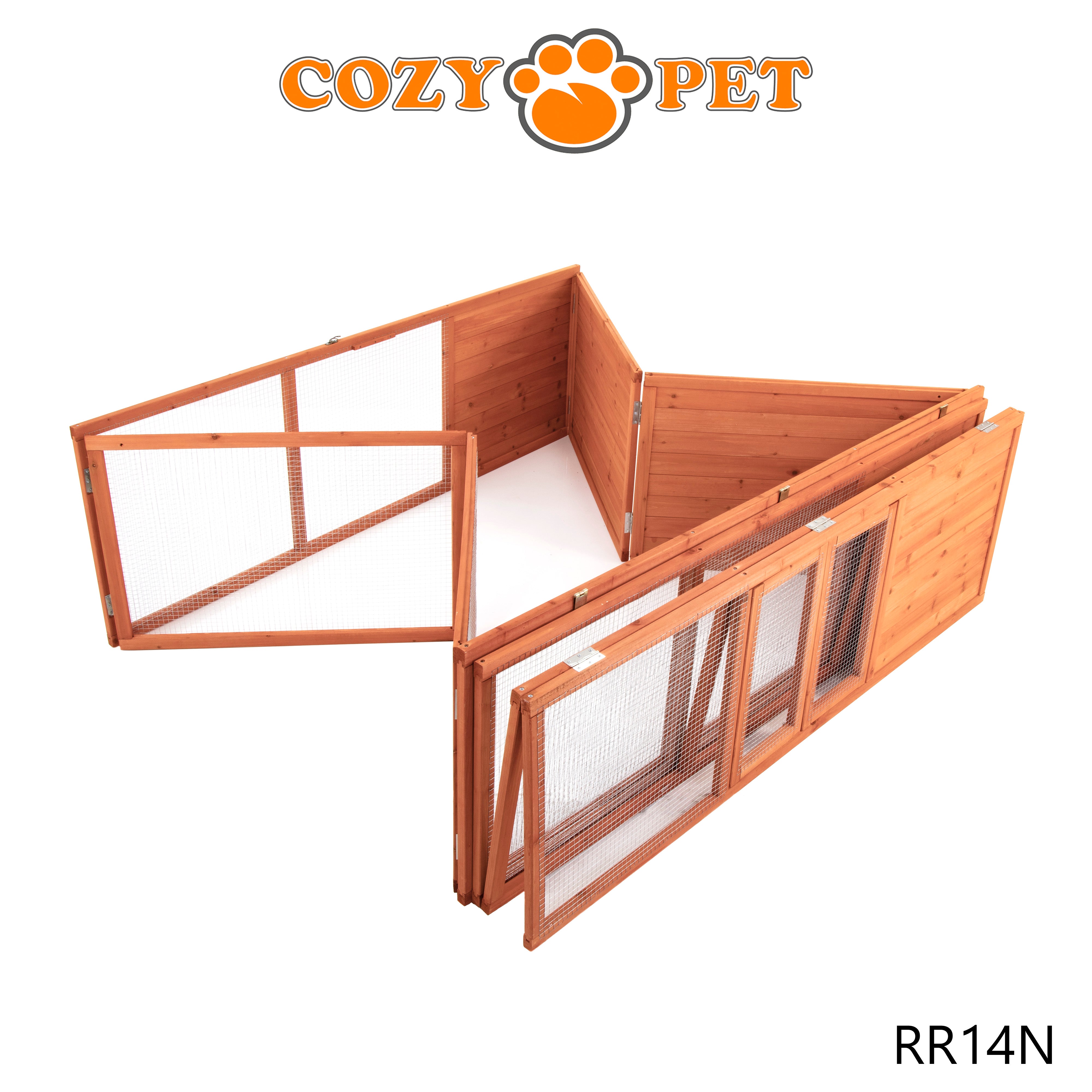 Rabbit Run Outdoor Wooden by Cozy Pet XL Chicken Coop Poultry Hutch Model RR14