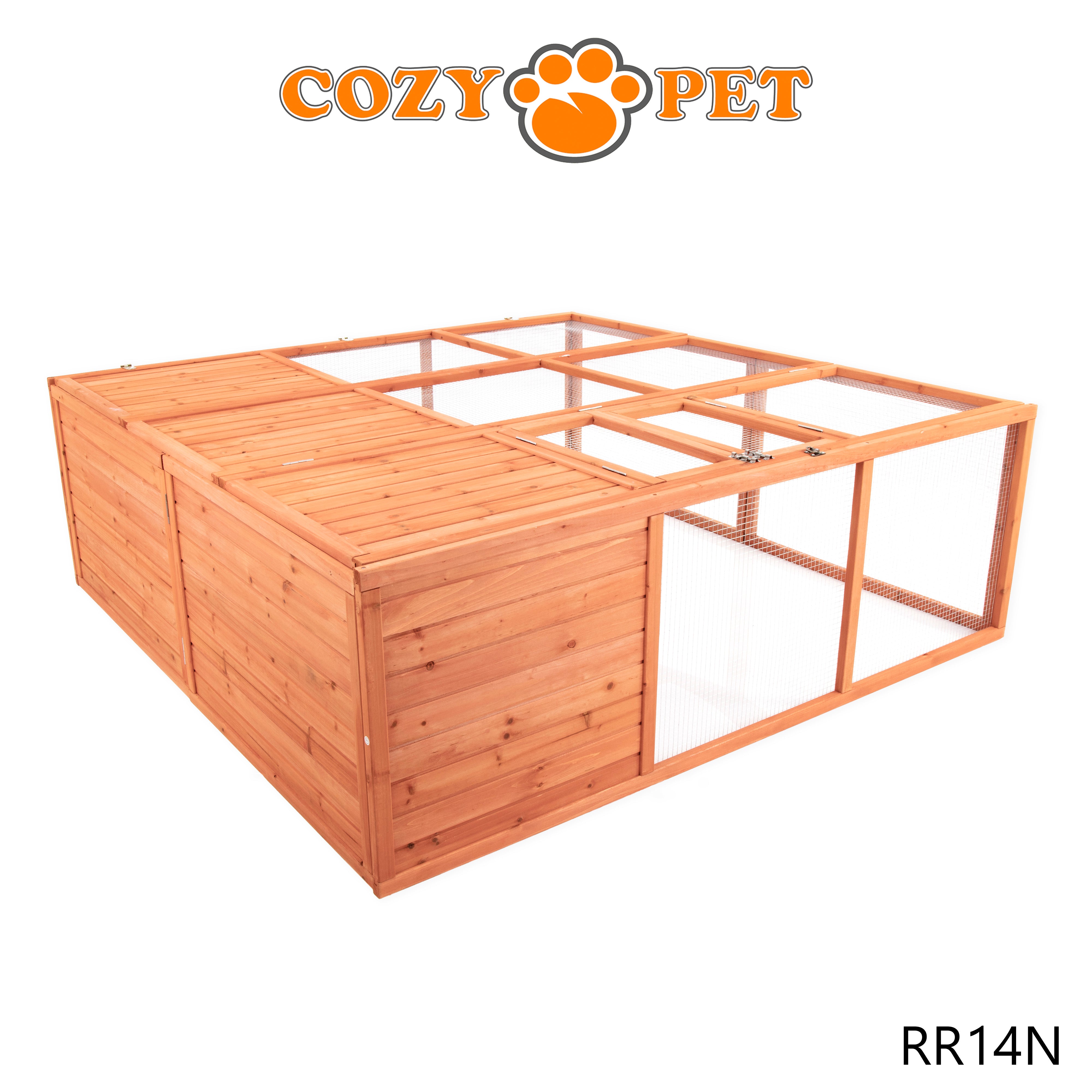 Rabbit Run Outdoor Wooden by Cozy Pet XL Chicken Coop Poultry Hutch Model RR14