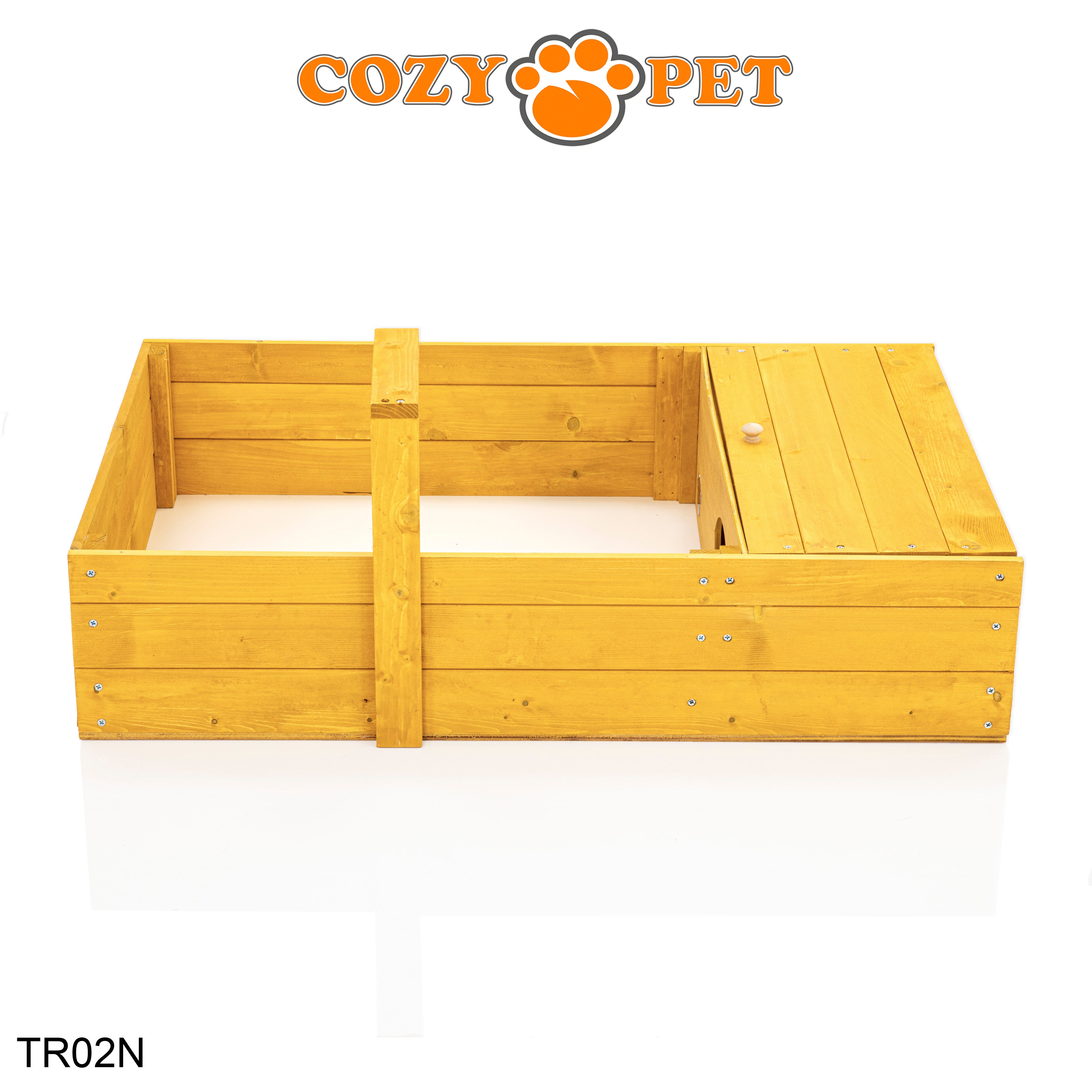 Tortoise Table by Cozy Pet Guinea Pig, Hamster, Rabbit Run - Natural - TR02N