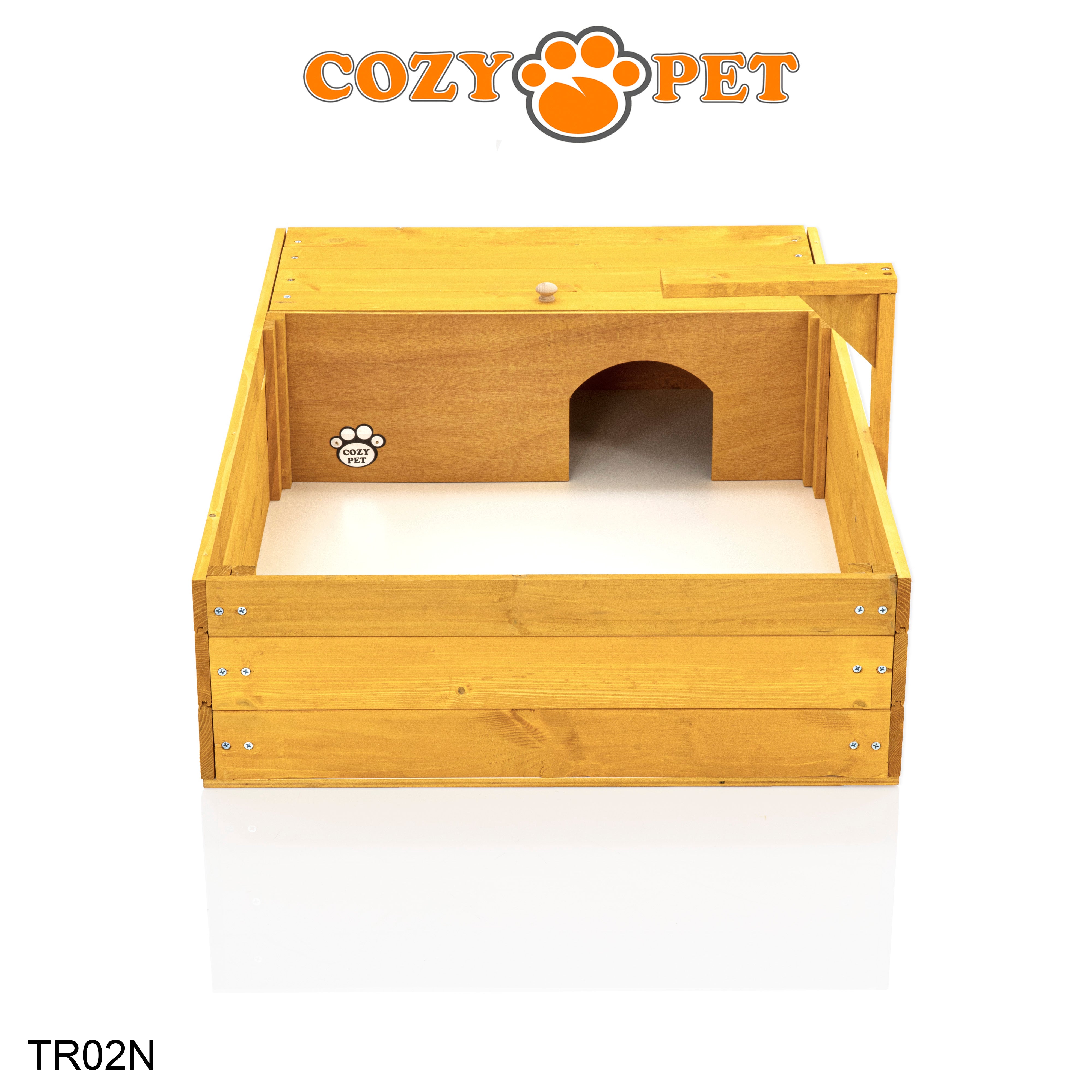 Tortoise Table by Cozy Pet Guinea Pig, Hamster, Rabbit Run - Natural - TR02N