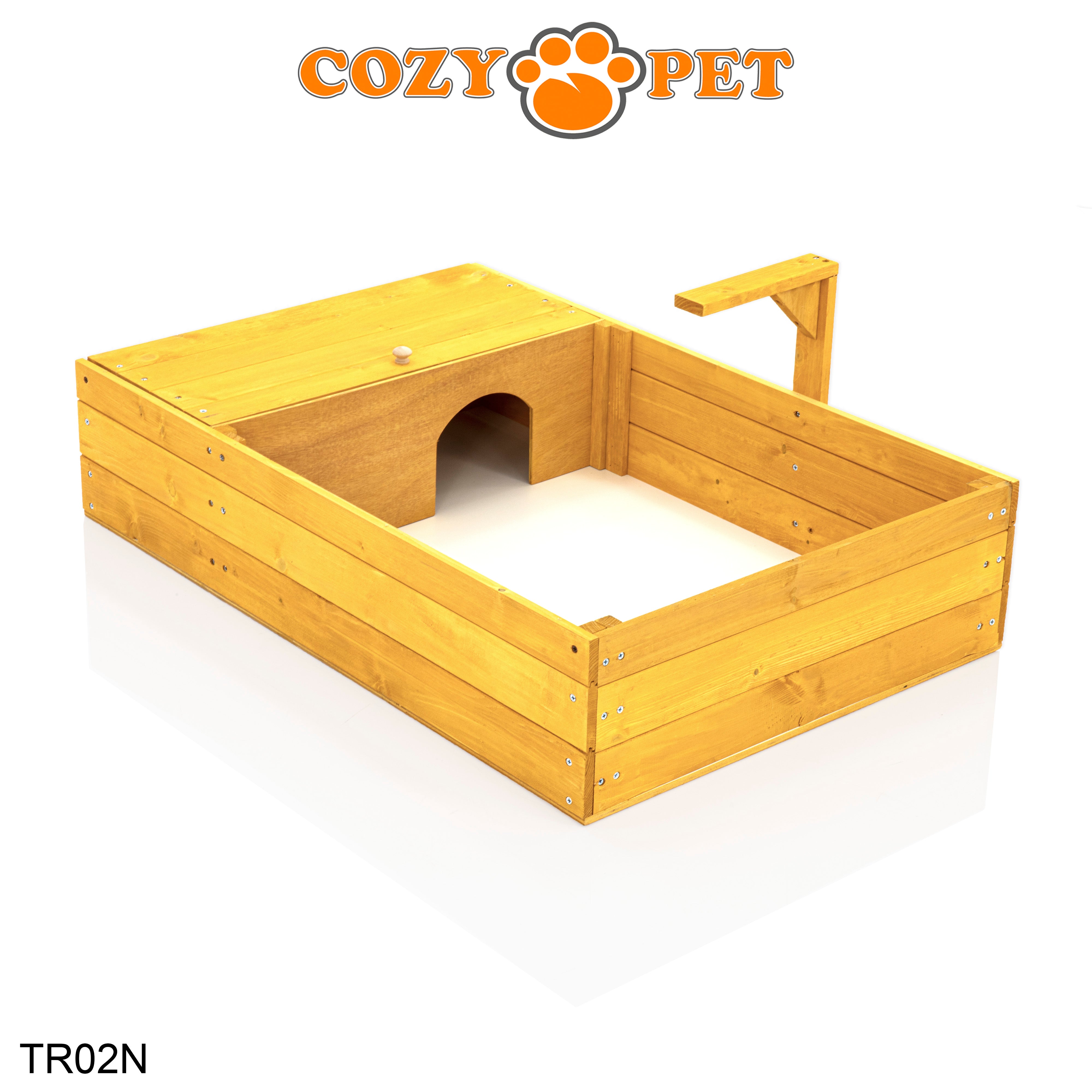 Tortoise Table by Cozy Pet Guinea Pig, Hamster, Rabbit Run - Natural - TR02N