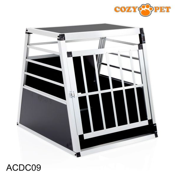 Aluminium Car Dog Cage by Cozy Pet Travel Puppy Crate Pet Carrier Transport NEW ACDC09