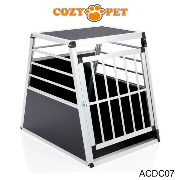 Aluminium Car Dog Cage by Cozy Pet Travel Puppy Crate Pet Carrier Transport NEW ACDC07