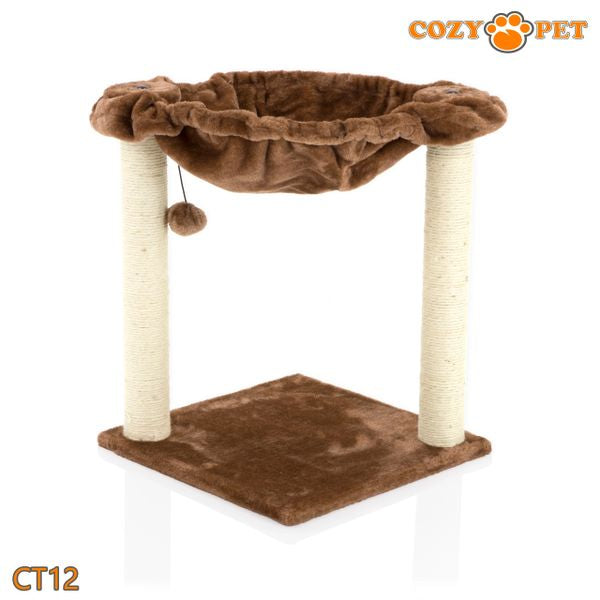 Cat Tree by Cozy Pet Deluxe Multi Level Cat Hammock - CT12-Choc