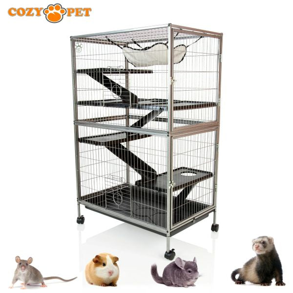 Rodent Cage for Rat, Chinchilla, Degu, Ferret by Cozy Pet Model RC02 - Customer Return 35% Discount.