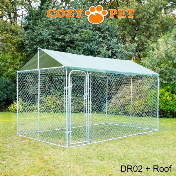 Dog Run by Cozy Pet with Roof 13ft x 7ft Model DR02 + Roof