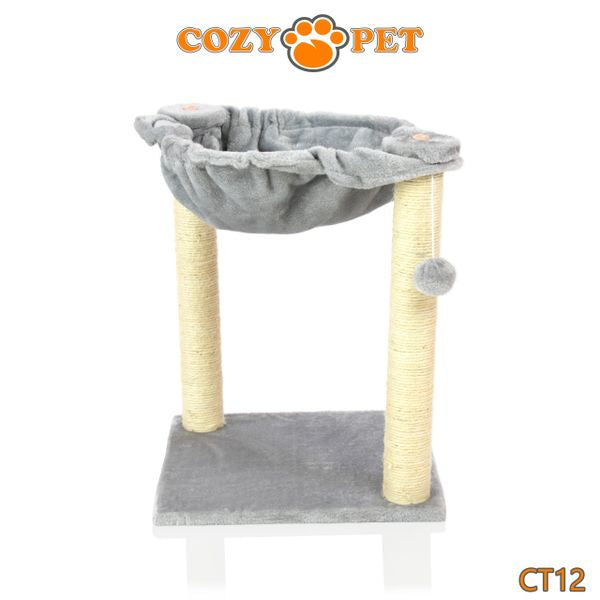 Cat Tree by Cozy Pet Deluxe Multi Level Cat Hammock - CT12-Light Grey