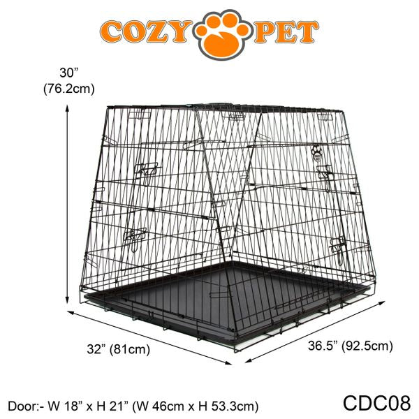 Car Dog Cage by Cozy Pet Travel Puppy Crate Pet Carrier Transport CDC08