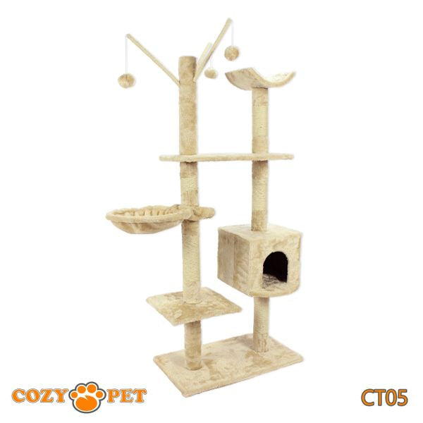 Cat Tree by Cozy Pet Deluxe Multi Level Cat Tree - CT05-Beige