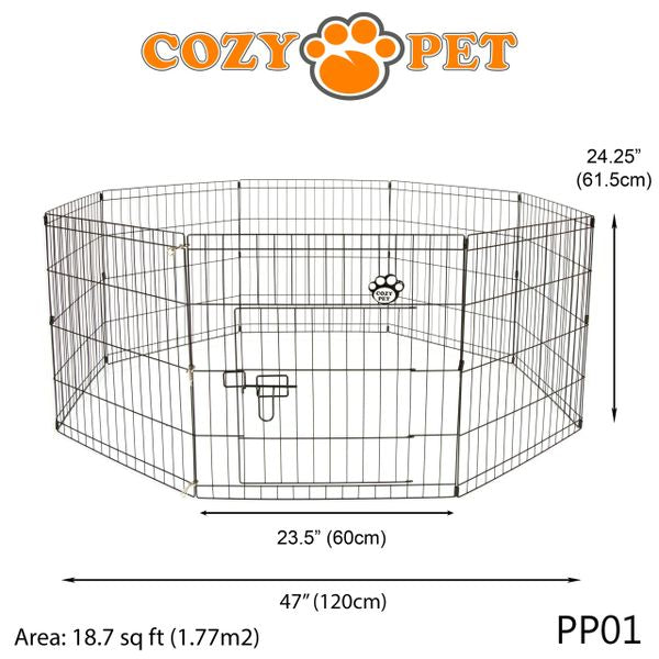 Playpen Puppy Rabbit by Cozy Pet - 61.5cm High - Model PP01 - RET - Customer Return 35% Discount.