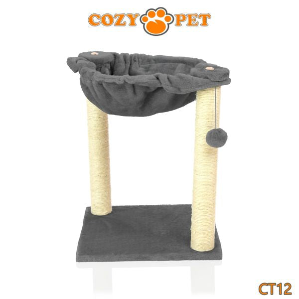 Cat Tree by Cozy Pet Deluxe Multi Level Cat Hammock - CT12-Dark Grey