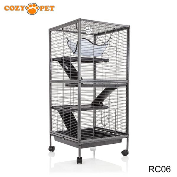 Rodent Cage by Cozy Pet 11mm Narrow Bar Spacing for Rat, Chinchilla, Degu, Ferret Model RC06