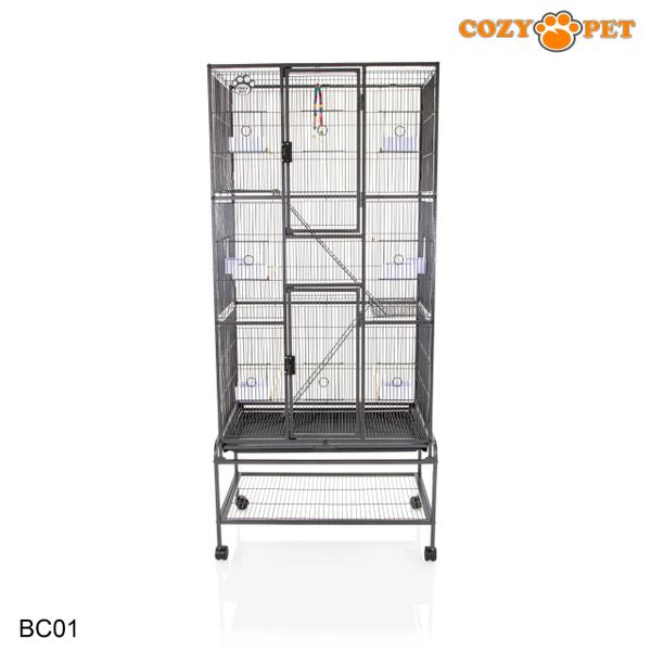 Bird Cage by Cozy Pet NEW Model 11mm Narrow Bar Spacing suitable for most small pet birds BC01