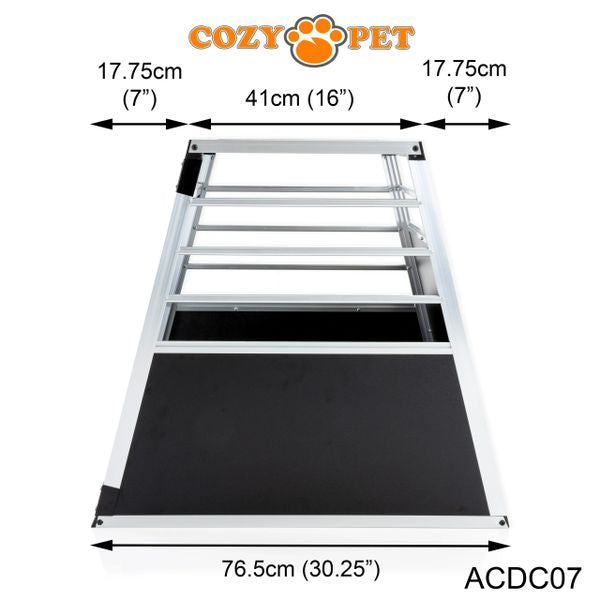 Aluminium Car Dog Cage by Cozy Pet Travel Puppy Crate Pet Carrier Transport NEW ACDC07