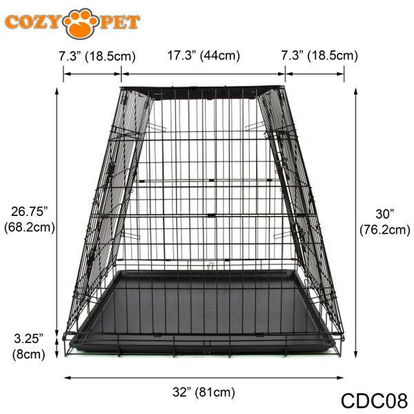 Car Dog Cage by Cozy Pet Travel Puppy Crate Pet Carrier Transport CDC08 - Customer Return 45% Discount.