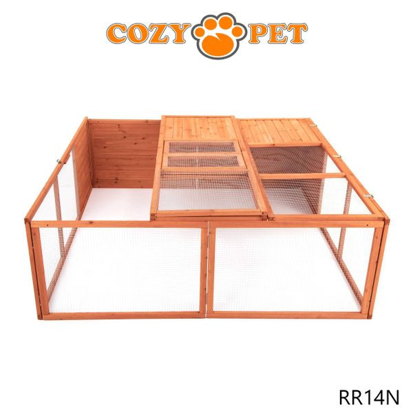 Rabbit Run Outdoor Wooden by Cozy Pet XL Chicken Coop Poultry Hutch Model RR14