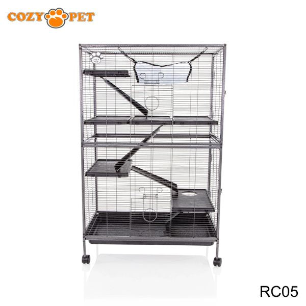 Rodent Cage by Cozy Pet 11mm Narrow Bar Spacing for Rat, Chinchilla, Degu, Ferret Model RC05