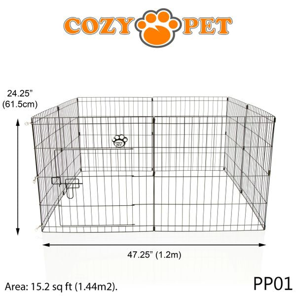 Playpen Puppy Rabbit by Cozy Pet - 61.5cm High - Model PP01 - RET - Customer Return 35% Discount.