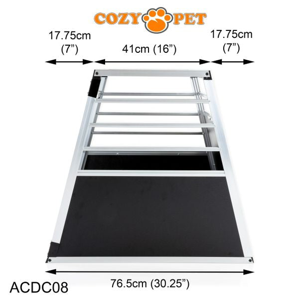 Aluminium Car Dog Cage by Cozy Pet Travel Puppy Crate Pet Carrier Transport NEW ACDC08