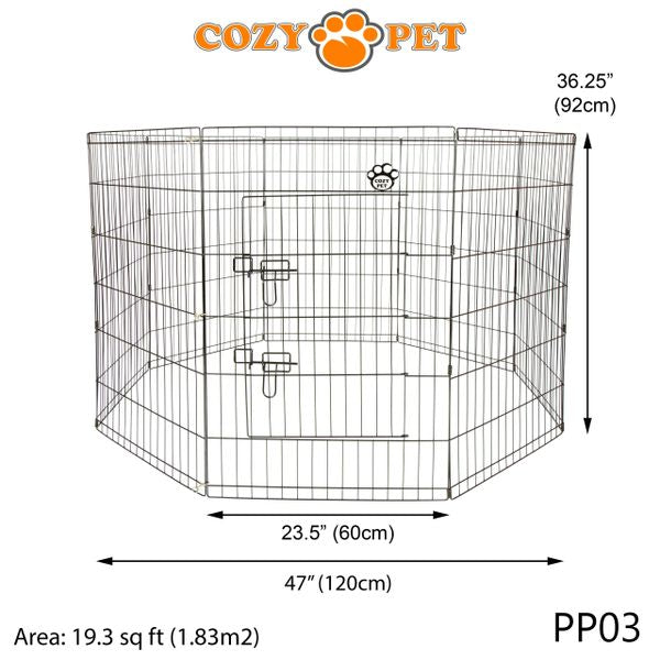 Playpen Puppy Rabbit by Cozy Pet - 92cm High - Model PP03