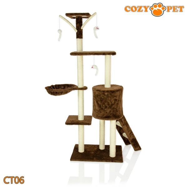 Cat Tree by Cozy Pet Deluxe Multi Level Cat Tree - CT06-Choc