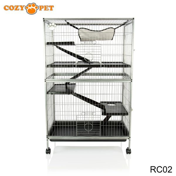 Rodent Cage for Rat, Chinchilla, Degu, Ferret by Cozy Pet Model RC02 - Customer Return 35% Discount.