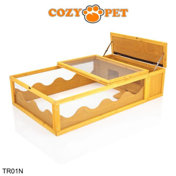 Tortoise Run by Cozy Pet Guinea Pig, Hedgehog, Rabbit Run - Natural - TR01N