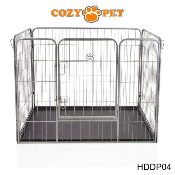 Heavy Duty Playpen with ABS Tray 90cm Tall by Cozy Pet Model HDDP04