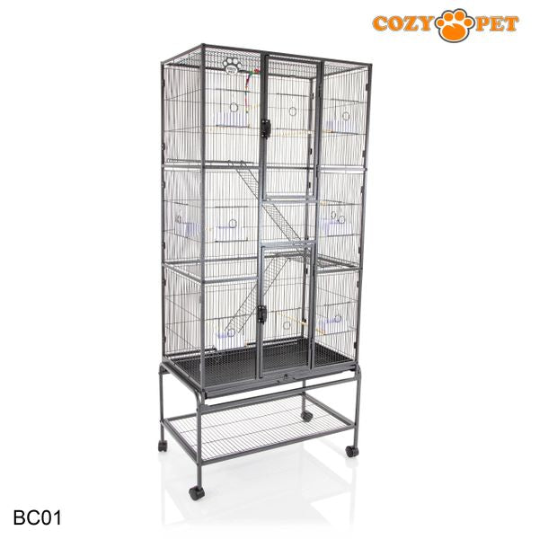 Bird Cage by Cozy Pet NEW Model 11mm Narrow Bar Spacing suitable for most small pet birds BC01