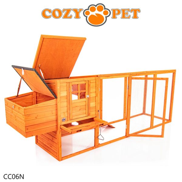 Chicken Coop Poultry Run by Cozy Pet Rabbit Hutch Model CC06-N