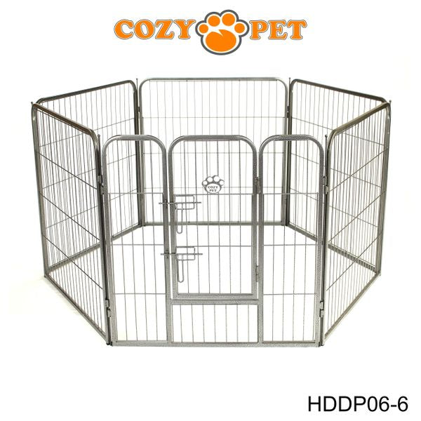 Heavy Duty Playpen 6-Sided 80cm Tall by Cozy Pet Model HDDP06-6