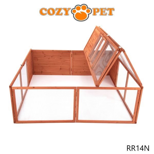 Rabbit Run Outdoor Wooden by Cozy Pet XL Chicken Coop Poultry Hutch Model RR14