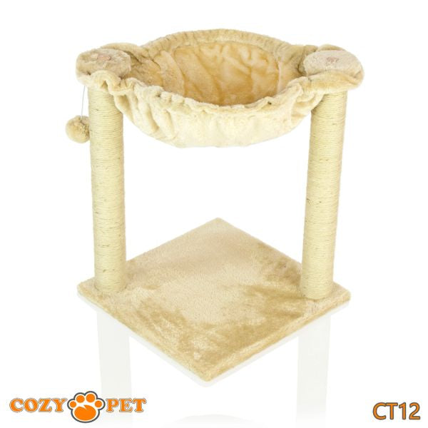 Cat Tree by Cozy Pet Deluxe Multi Level Cat Hammock - CT12-Beige