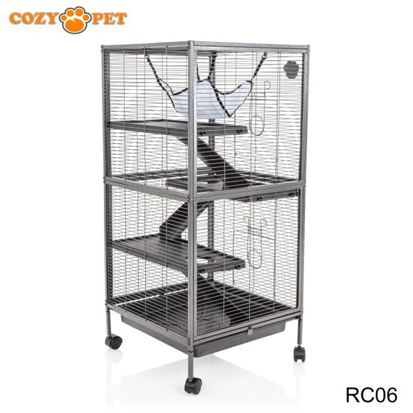 Rodent Cage by Cozy Pet 11mm Narrow Bar Spacing for Rat, Chinchilla, Degu, Ferret Model RC06