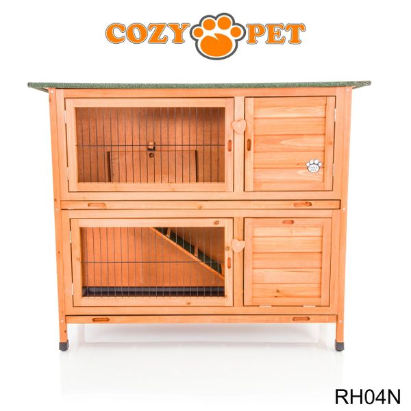 Rabbit Hutch 4ft by Cozy Pet - Natural - RH04N