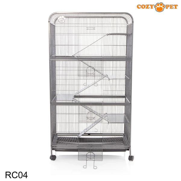 Rodent Cage for Rat, Chinchilla, Degu, Ferret by Cozy Pet Narrow Bar Spacing Model RC04 - RET - Customer Return 35% Discount.