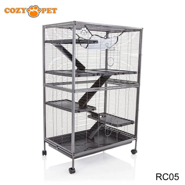 Rodent Cage by Cozy Pet 11mm Narrow Bar Spacing for Rat, Chinchilla, Degu, Ferret Model RC05